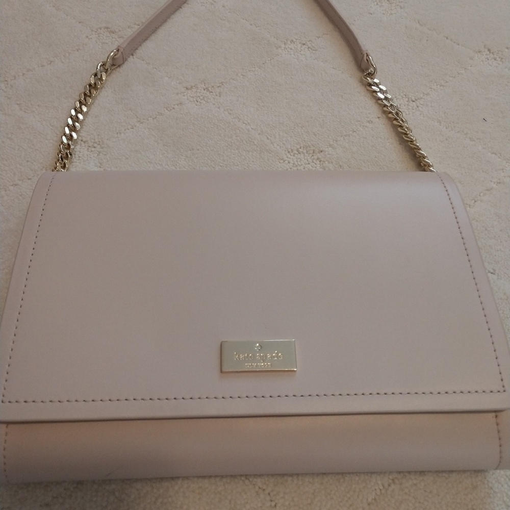 Kate Spade ♠️ Crème Full Size Clutch